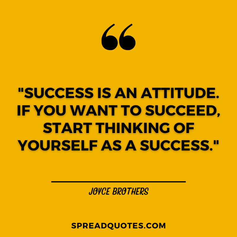 quotes about attitude and success